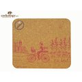 Corkology 204 Girl On Bike Cork Mouse Pad #204